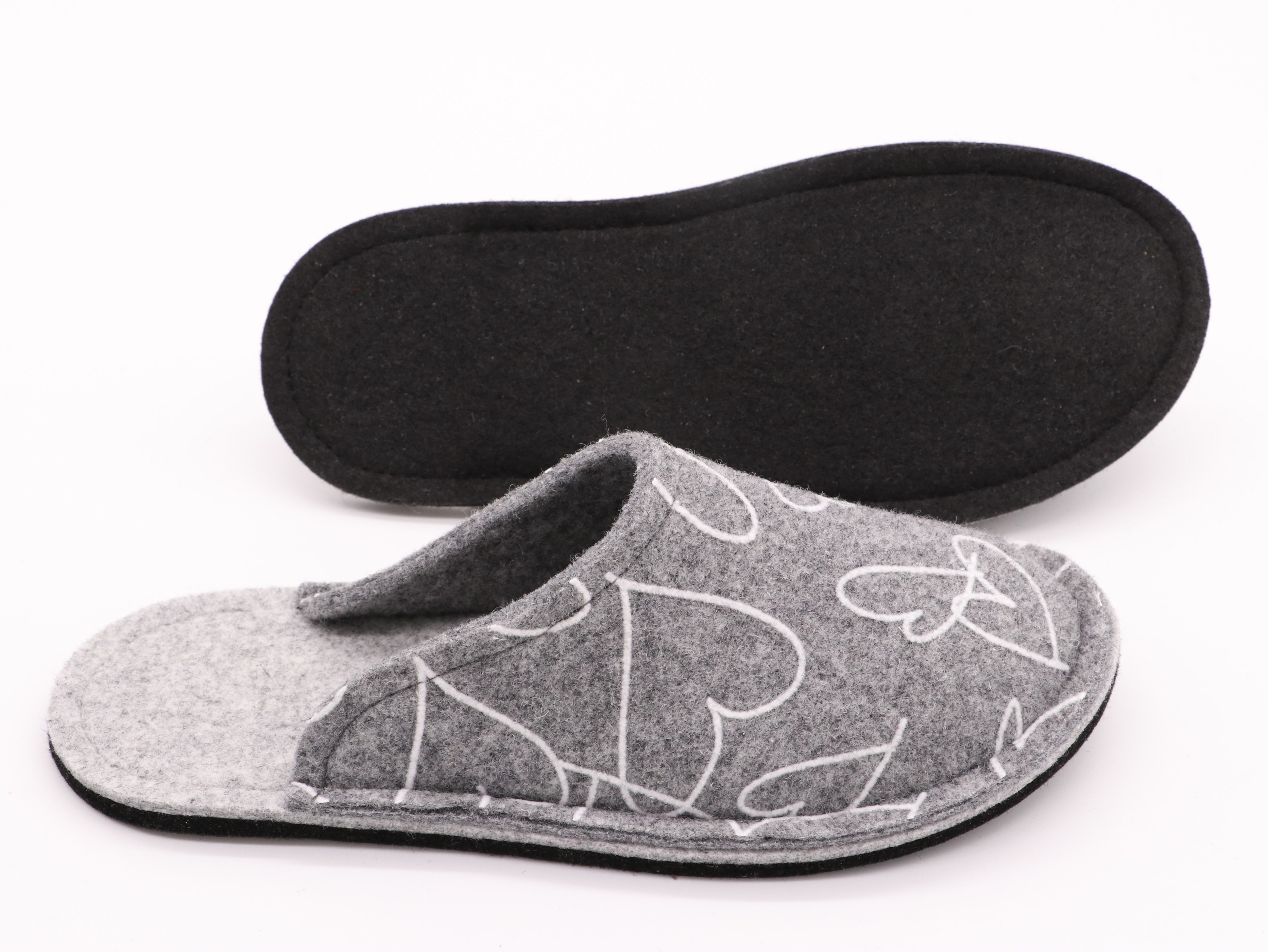 Pantoffel MAMI grau