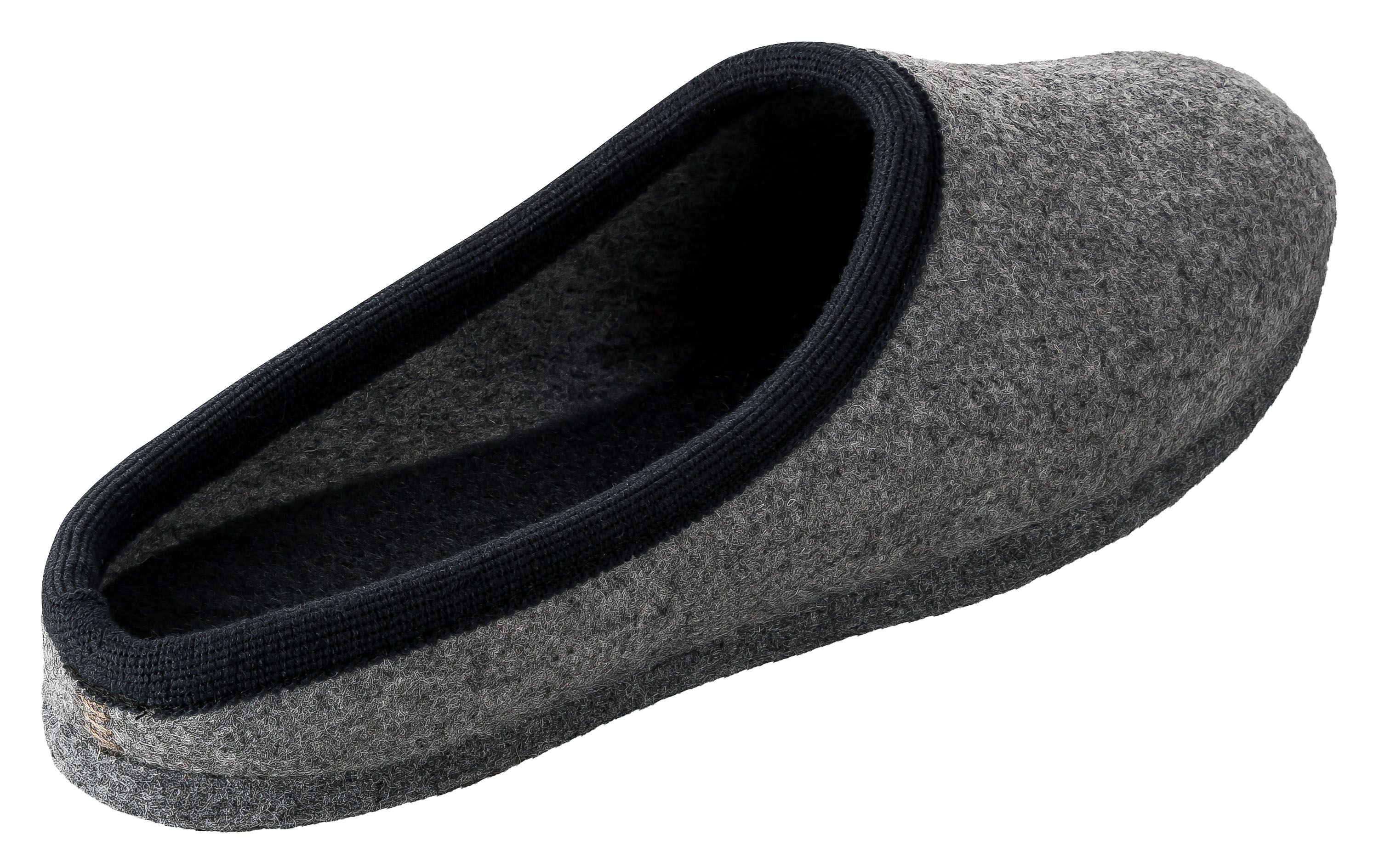Filzpantoffel grau