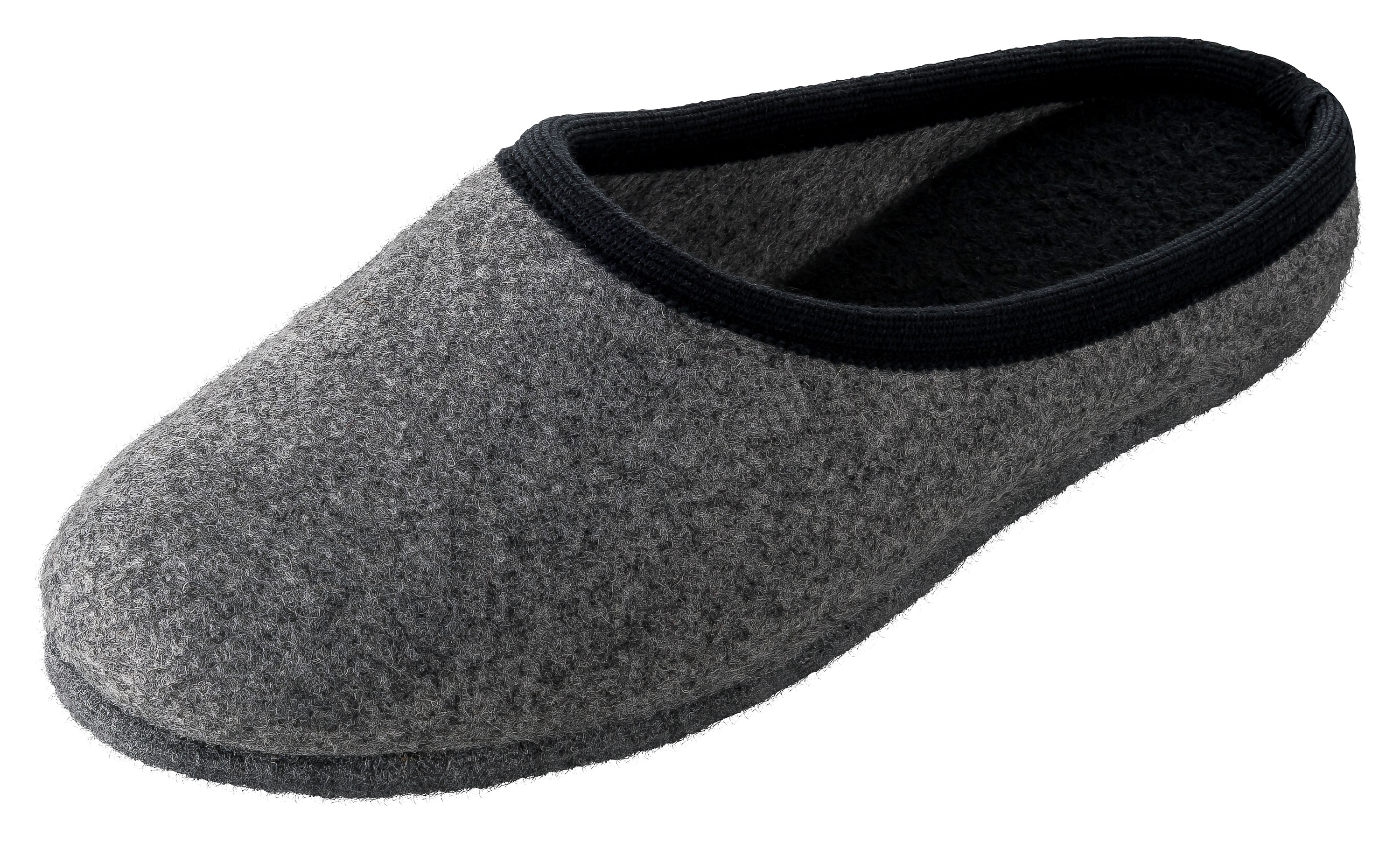 Filzpantoffel grau