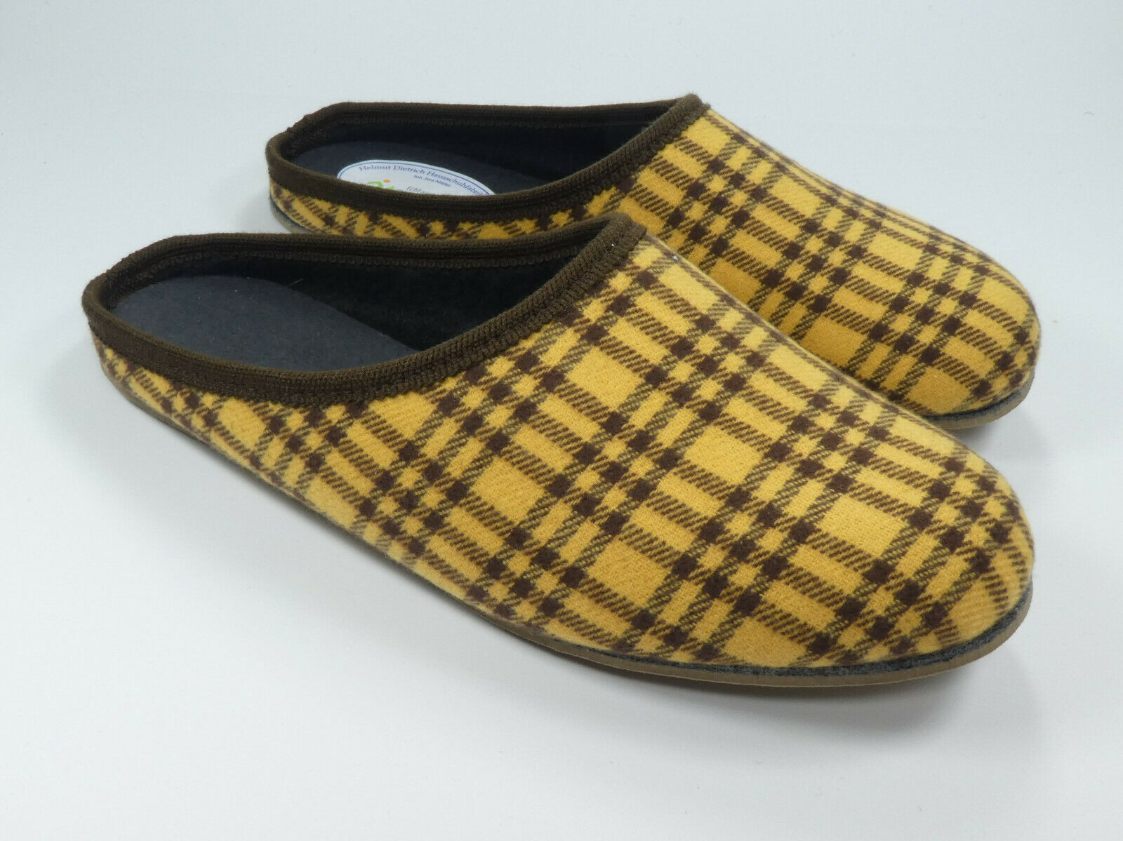 Pantoffel in Kamelhaaroptik